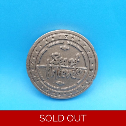 Sea of Thieves Resin 3D Printed Double-Sided Coin Sea of Thieves Resin 3D Printed Double-Sided Coin